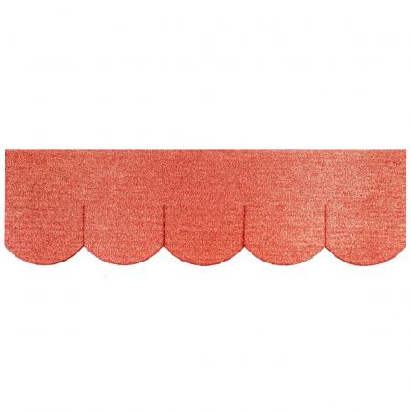 3 Sets Dachschindeln Biberschwanz (100 mm) rot--werky