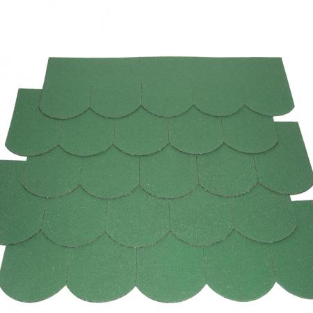 Biberschwanzschindeln grün (100 mm) - 1 Set--werky